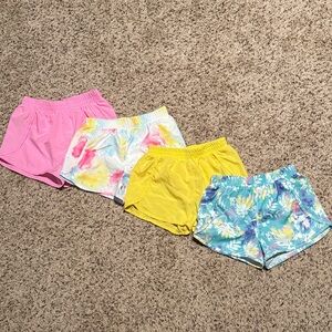 Girls size 7/8 bundle of shorts with attached underwear